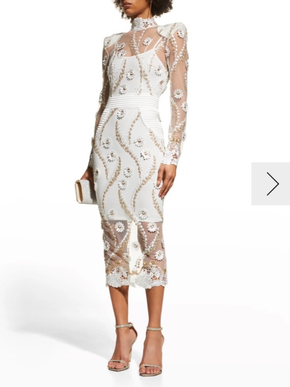 Zhivago raise your hand midi dress Size 6 ~ NO SLIP!!